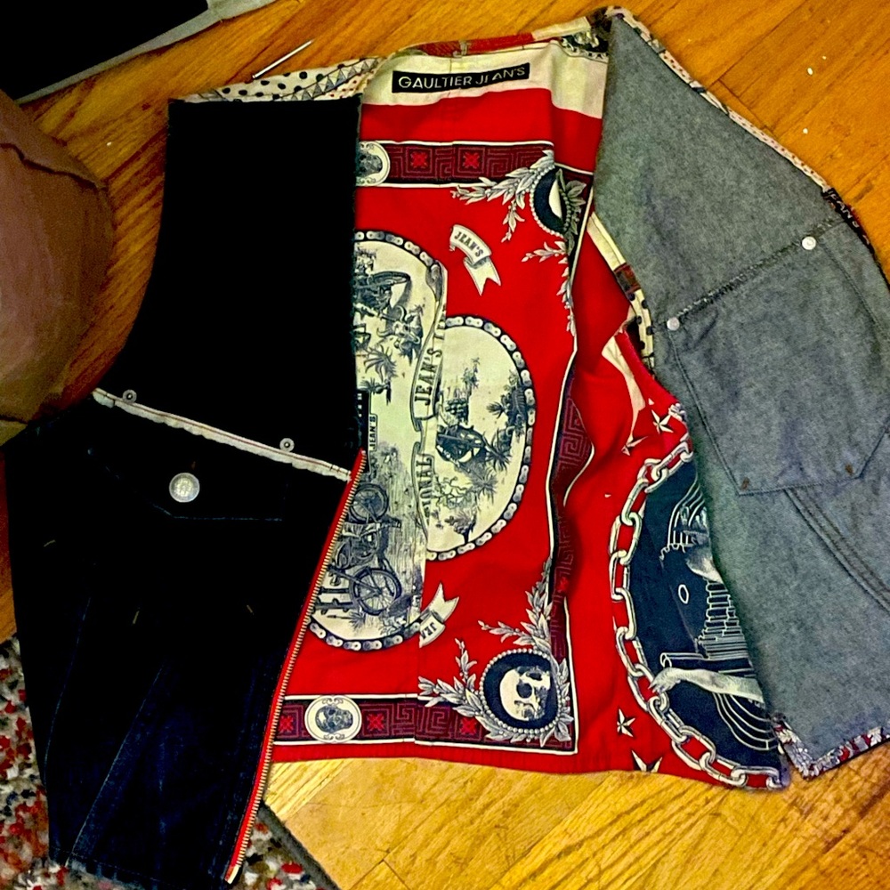 Jean Paul Gaultier Denim Vest